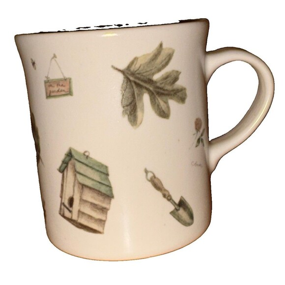 Pfaltzgraff Other - Pfaltzgraff Naturewood REPLACEMENT Coffee Cup Mug Green Plants Garden